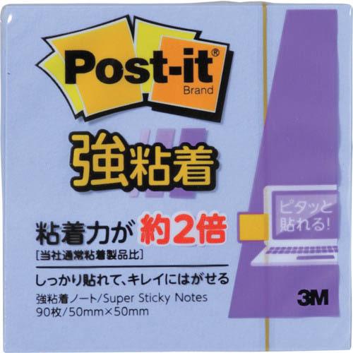 3M ポスト・イット 強粘着 50X50mm 90枚 ネプチューンブルー ( 650SS-NB ) ...