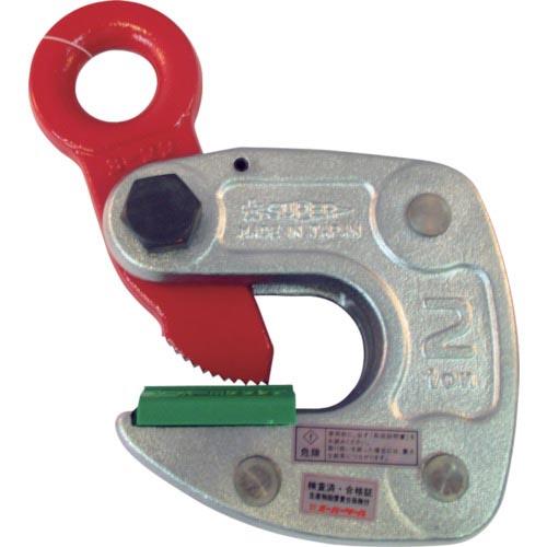 スーパー 形鋼クランプ 容量:2ton クランプ範囲:3~22 D1:30mm ( HLC2S ) ...