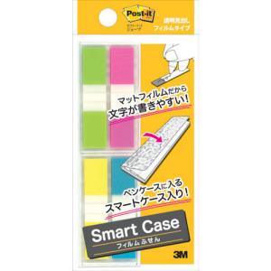 3M ポスト・イット 透明見出し/透明スリム見出し スマートケース ( 683-SC1 ) (10Pkセット) スリーエム ジャパン(株)オフィス (メーカー取寄)｜orangetool