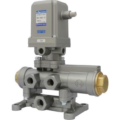 日本精器 4方向電磁弁10AAC100V76シリーズ ( BN-764S-10-E100 (3/8 ...