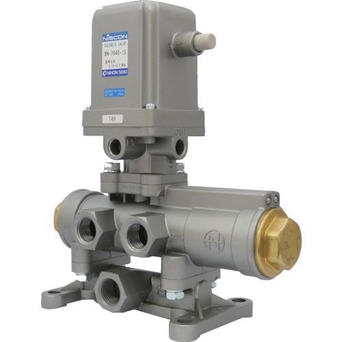 日本精器 4方向電磁弁15AAC100V76シリーズ ( BN-764S-15-E100 (1/2 ...