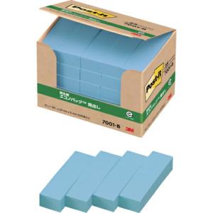 3M ポスト・イット 50X15mm 100枚X25パッド ブルー ( 7001-B ) スリーエム ジャパン(株)文具・オ (メーカー取寄)｜orangetool