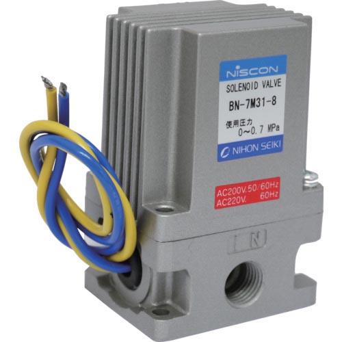 日本精器 3方向電磁弁 8AAC200V7Mシリーズ ( BN-7M31-8-E200 (1/4-A...