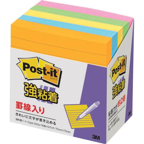 3M ポスト・イット 強粘着ラインノート ( 630-5SSAN ) (10Pkセット) (メーカー...