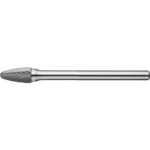 MRA 超硬バー Cロングシリーズ 形状:砲弾(クロスカット) 刃長19mm ( CB3C103-80L ) (株)ムラキ｜orangetool