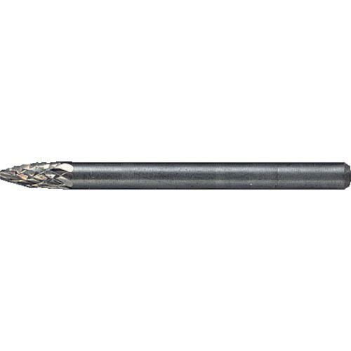 MRA 超硬バー Aシリーズ 形状:トンガリ(クロスカット) 刃長6.0mm ( CB4A004 )...