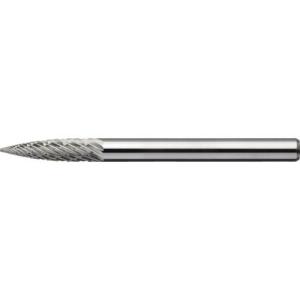 MRA 超硬バー Aシリーズ 形状:トンガリ(クロスカット) 刃長12.7mm ( CB4A024 ) (株)ムラキ｜orangetool