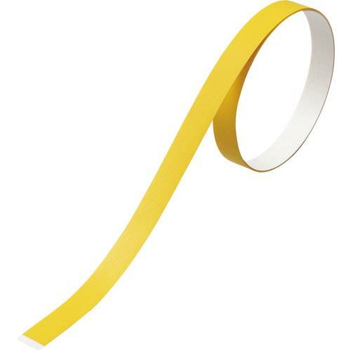 緑十字 ヘルメット用ラインテープ 黄 HLM-C(小) 10幅×700mm 10本組 無反射タイプ ...