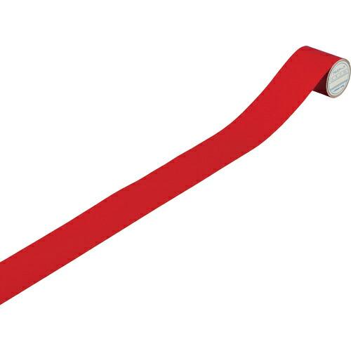 【SALE価格】緑十字 配管識別テープ 赤 AH501(小) 50mm幅×2m アルミ ( 1875...
