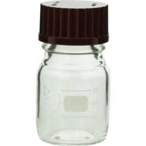 SIBATA 耐熱ねじ口びん 赤キャップ付 100mL  ( 017200-1001A )｜orangetool