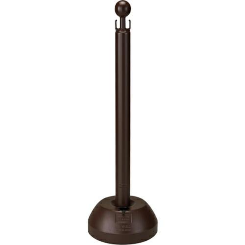 緑十字 チェーンスタンド 本体:茶 ベース:茶 CHS-2 高さ837mm ポリエチレン ( 141...