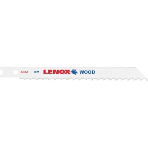 LENOX バイメタルジグソーブレード Uシャンク 木工用 BT486J 100mm×6山 (2枚入...