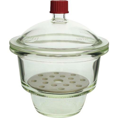 SIBATA ねじ口デシケーター 白 150mm ( 017410-150 ) 柴田科学(株)