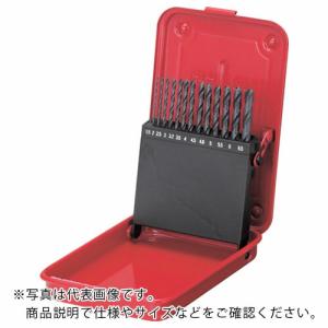 三菱K SET 鉄工用 ハイスドリルセット (スチールケース 41本入) ( SET41 ) 三菱マテリアル(株)｜orangetool