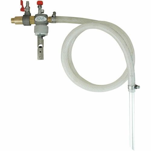 アクアシステム 液体専用エア式バキュームポンプ 溶剤用クローズペール缶専用ポンプ ( APPQAS ...