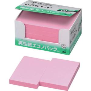 3M ポスト・イット 75X50mm 100枚X10パッド ピンク ( 6561-P )｜orangetool