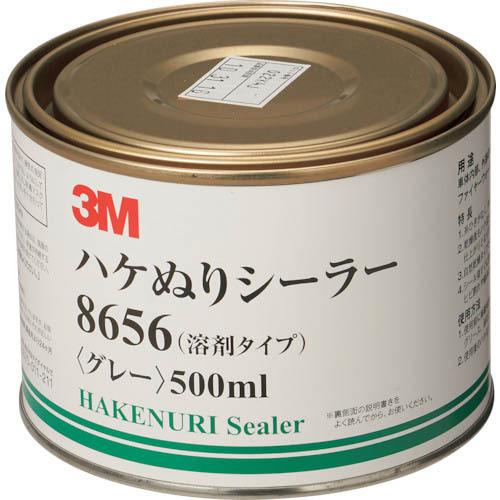 3M ハケぬりシーラー 溶剤タイプ 灰色 500ml ( 8656 ) (6本セット) スリーエム ...