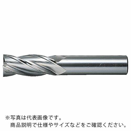 三菱K 4枚刃センタカット ハイススクエアエンドミルミディアム刃長(M)15mm ( 4MCD150...