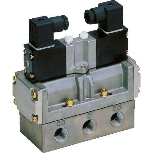 CKD 電磁弁 パイロット式5ポート弁セレックスバルブ 4Fシリーズ 5C Rc1/4 AC100V...