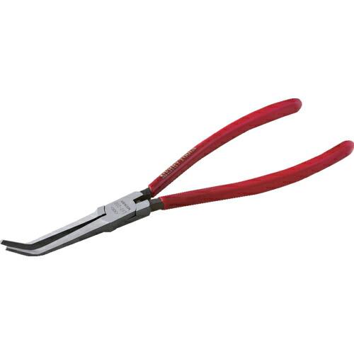 メリー ロングハンドル先曲りニードルプライヤL60 ( L-60 ) 室本鉄工(株)