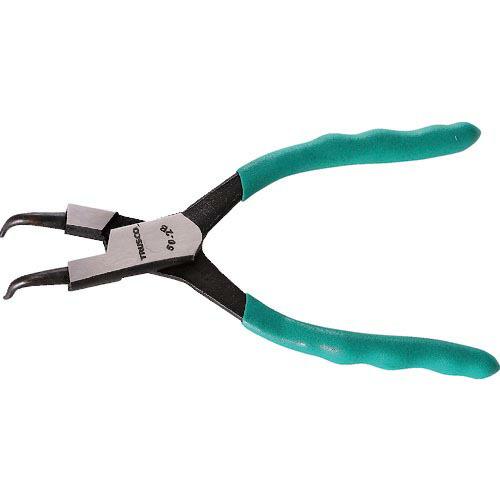 TRUSCO スナップリングプライヤー 孔用 Φ1.8 曲爪50型 ( 50-2B (アナヨウ 50...