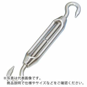 水本 ステンレス 枠式ターンバックル(フック&フック) 捻子径W-5/8 ( A-384 ) (メーカー取寄)｜orangetool