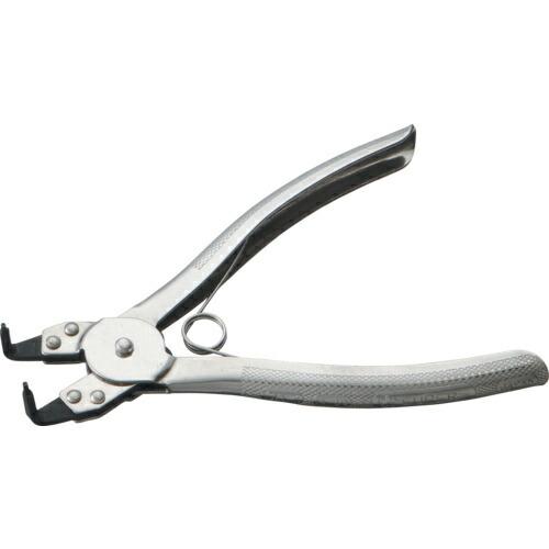 スーパー スナップリングプライヤー 穴用曲爪 リング使用範囲8~25MM ( CH-0B ) (株)...