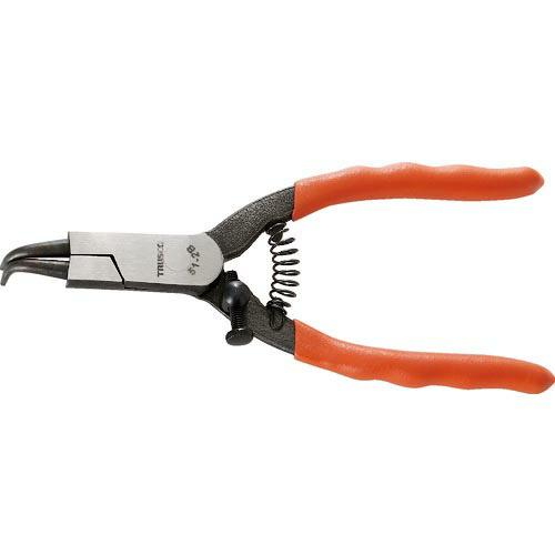 TRUSCO スナップリングプライヤー 軸用 Φ1.8 曲爪51型 ( 51-2B (ジクヨウ 51...