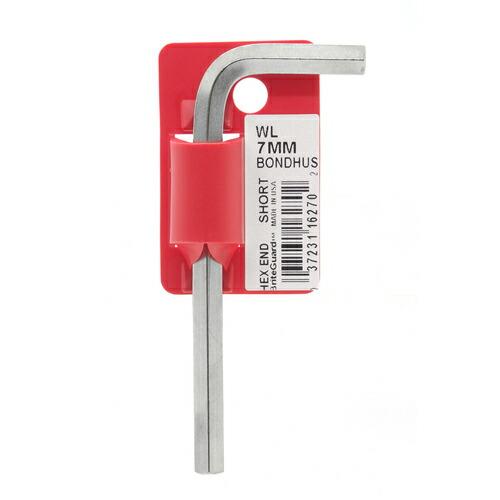 BONDHUS 六角L-レンチ ショート 7mm ( WL7MM ) ボンダス・ジャパン(株)