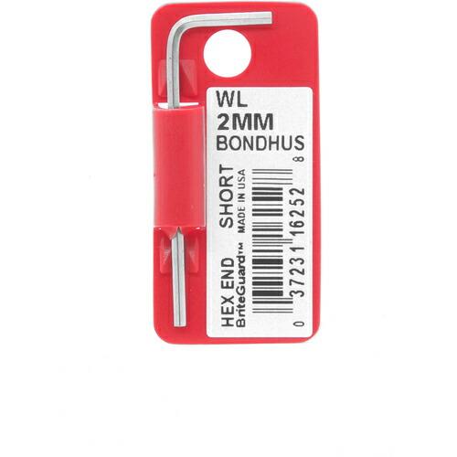 BONDHUS 六角L-レンチ ショート 2mm ( WL2MM ) ボンダス・ジャパン(株)