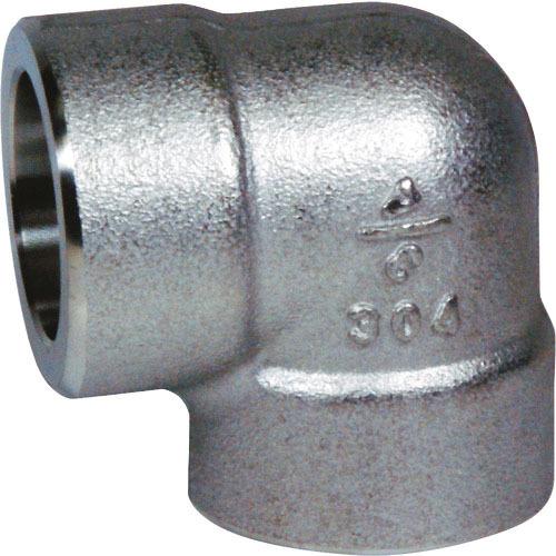 フジトク 高圧用90°エルボ 90E 40A ステンレス SUS304 差し込み  ( 90E-SW...