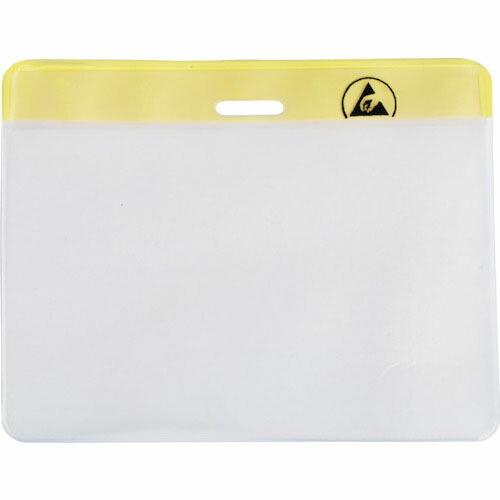 DESCO 静電対策ネームカードホルダー 横型 100X77mm ( 35015 ) DESCO J...