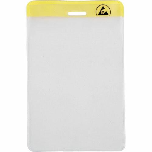 DESCO 静電対策ネームカードホルダー 縦型 68X111mm ( 35014 ) DESCO J...