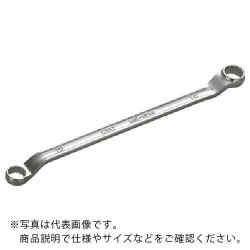 KTC 45°×6°ロングめがねレンチ 対辺寸法25×28mm ( M5-2528-F ) 京都機械...