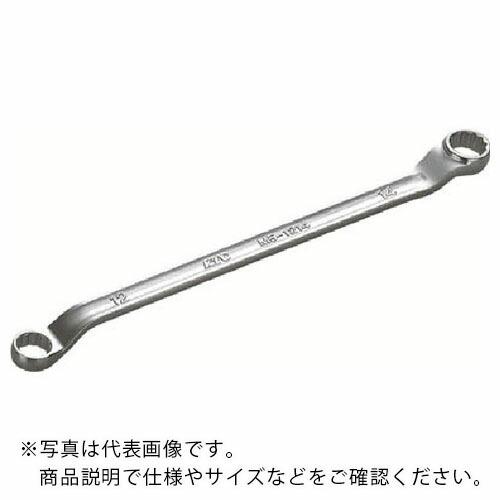 KTC 45°×6°ロングめがねレンチ 対辺寸法6×8mm ( M5-0608-F ) 京都機械工具...