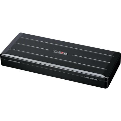 nepros スチール製工具箱 メタルケース ブラック 間口455×奥行190×高さ60mm ( N...