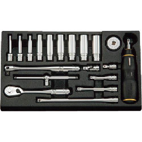 ネプロス 6.3sq.ディ-プソケットレンチセット[19点]  ( NTB2L19XA )