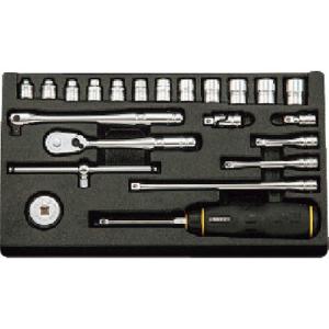 nepros 6.3sq.ソケットレンチセット[22点] ( NTB222XA ) 京都機械工具(株) (メーカー取寄)｜orangetool