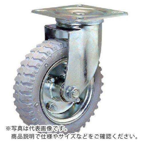 シシク 空気入車輪付キャスター 自在 153mm ( AIJ-6-2G ) シシクSISIKUアドク...