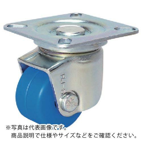 シシク 低床重荷重用双輪キャスター 自在 75径 モノマーキャスティングナイロン車輪 三価クロメート...