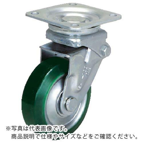 シシク 緩衝キャスター 自在 150径 ウレタン車輪 ( SAJ-150UW ) シシクSISIKU...