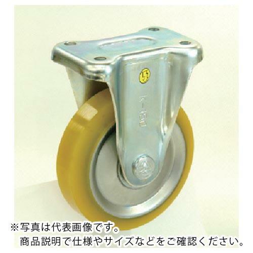 シシク 静電気帯電防止キャスター 200径 固定ストッパー付 制電性ウレタン車輪 ( EUWKB-2...