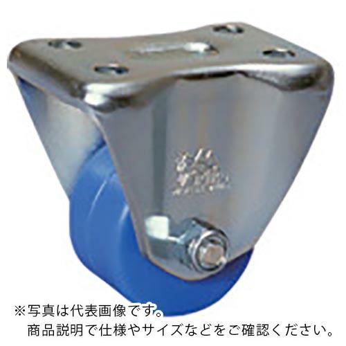 シシク 低床重荷重用双輪キャスター 固定 50径 モノマーキャスティングナイロン車輪 三価クロメート...