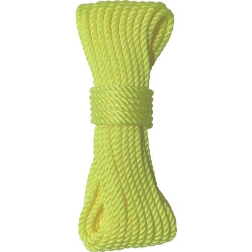 ユタカメイク ロープ パイレンカラーロープ 5φ×10m イエロー ( A-89 ) (株)ユタカメ...