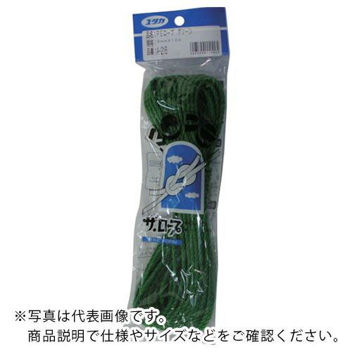 ユタカメイク ロープ PEロープグリーン 3mm×10m ( A-216 ) (株)ユタカメイク