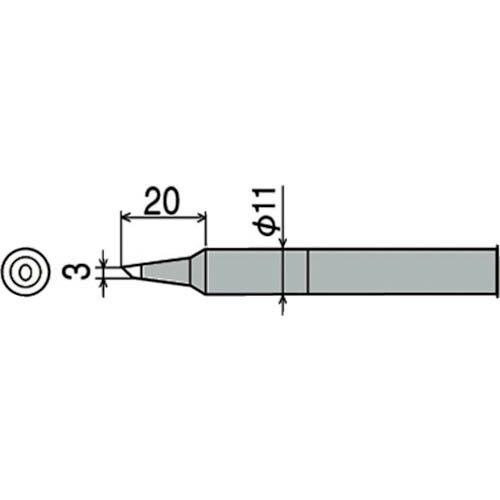 【SALE価格】グット 替こて先3C型 CXR-100用 ( CXR-100RT-3C )
