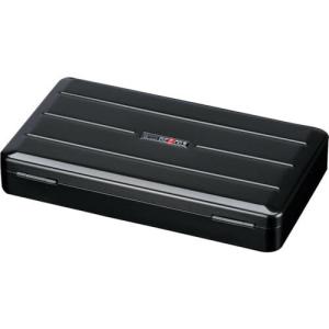nepros スチール製工具箱 メタルケース ブラック 間口275×奥行150×高さ50mm ( NEKB-1 ) 京都機械工具(株)｜orangetool