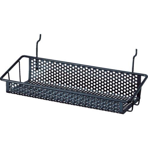 光 パンチングボードパーツ カゴ棚 黒 ( PBW-601 ) (株)光