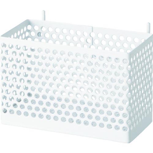光 パンチングボード用パーツ 小物入れ 大 白 123×76(70)×80 ( PBW-702 ) ...