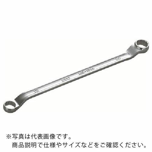 KTC 45°×6°ロングめがねレンチ 対辺寸法19×21mm ( M5-1921-F ) 京都機械...